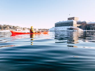 Tour invernale in kayak nell’Arcipelago